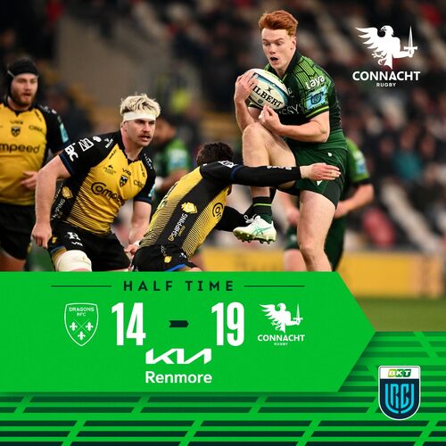 A good first half in Rodney Parade 💪

Tries: Shamus Hurley-Langton, Finlay Bealham and John Porch

#ConnachtRugby | Kia Renmore | #MovementThatInspires
