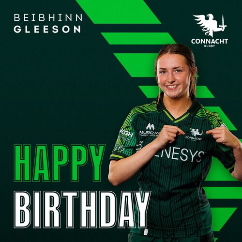 Have a good one Beibhinn! 🥳

Join us in wishing our @connachtwomensrugby player, a very happy birthday! 🎂

#ConnachtRugby