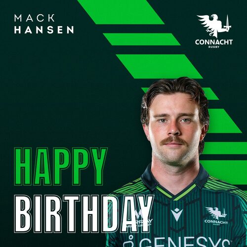 🎂 𝙃𝘽 𝙩𝙤 𝙈𝙖𝙘𝙠!

Get your messages in as we wish our Irish international star a happy 26th birthday! 🥳

#ConnachtRugby