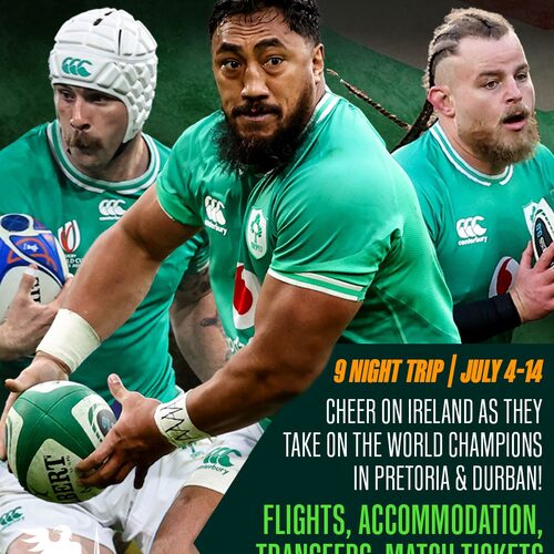𝐇𝐨𝐰𝐳𝐢𝐭! 👋

Fancy winning a trip to South Africa and watch @IrishRugby take on the @Springboks? ☘️🇿🇦

Link in our bio for this fantastic competition!

#ConnachtRugby
